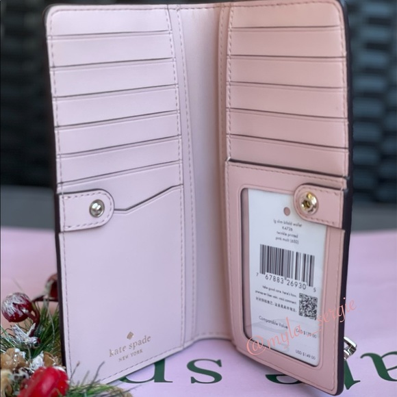 Kate Spade Staci ⭐️ Twinkle Printed Slim Wallet - Picture 4 of 6